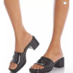 GUCCI | Platform Block Heel Slide Sandals